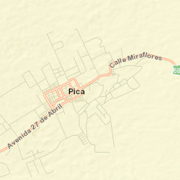 Pica Street Map