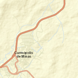 Carmópolis de Minas Street Map