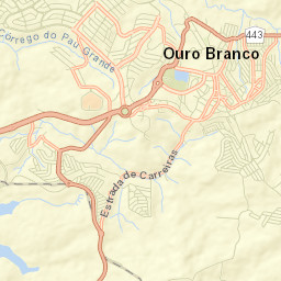 Ouro Branco Street Map