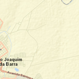 São Joaquim da Barra Street Map