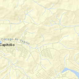 Capitólio Street Map