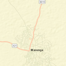 Masunga Street Map