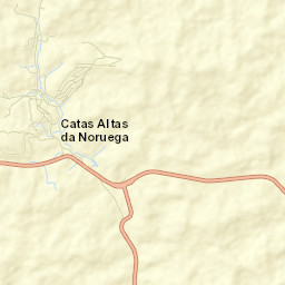 Catas Altas da Noruega Street Map