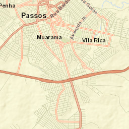 Passos Street Map
