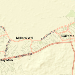 Karratha Street Map