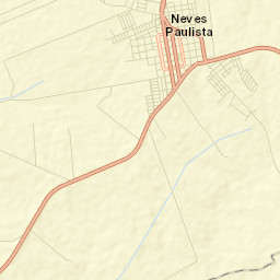 Neves Paulista Street Map