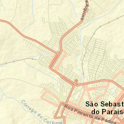 São Sebastião do Paraíso Street Map