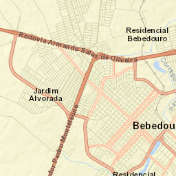Bebedouro Street Map