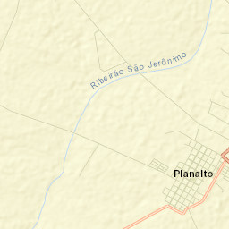 Planalto Street Map