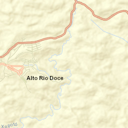 Alto Rio Doce Street Map