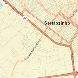 Sertãozinho Street Map