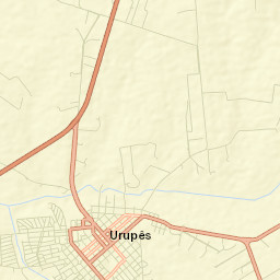 Urupês Street Map