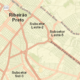 Ribeirão Preto Street Map