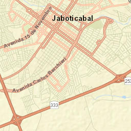 Jaboticabal Street Map