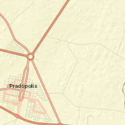 Pradópolis Street Map