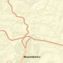 Muzambinho Street Map