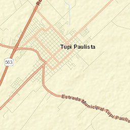 Tupi Paulista Street Map