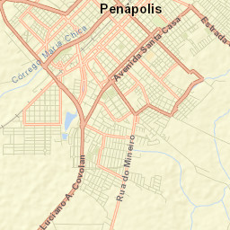Penápolis Street Map