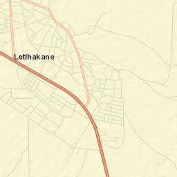 Letlhakane Street Map