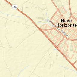 Novo Horizonte Street Map