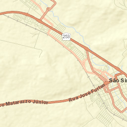 São Simão Street Map