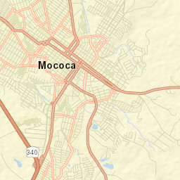Mococa Street Map