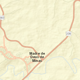 Madre de Deus de Minas Street Map