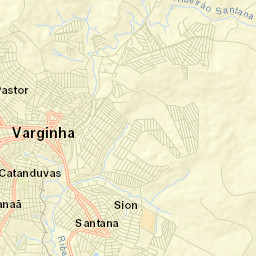 Varginha Street Map