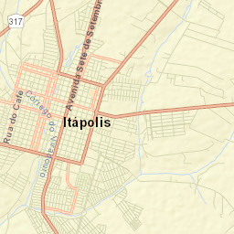 Itápolis Street Map