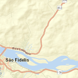São Fidélis Street Map