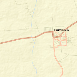 Luiziânia Street Map