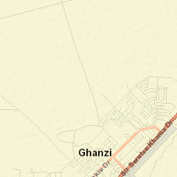 Ghanzi Street Map