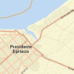 Presidente Epitácio Street Map
