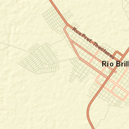 Rio Brilhante Street Map