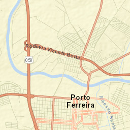 Porto Ferreira Street Map