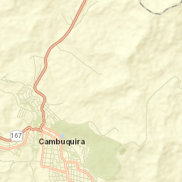 Cambuquira Street Map