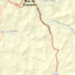 Mar de Espanha Street Map