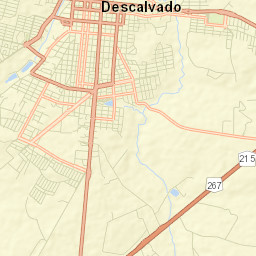 Descalvado Street Map