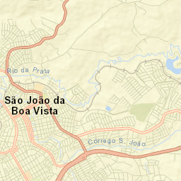 São João da Boa Vista Street Map