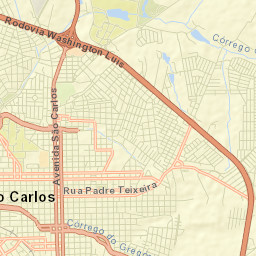 São Carlos Street Map
