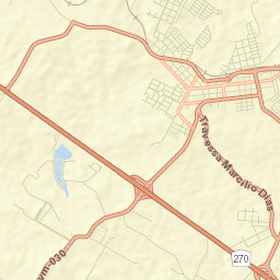 Álvares Machado Street Map