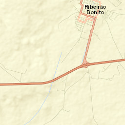 Ribeirão Bonito Street Map