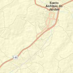 Santo Antônio do Jardim Street Map