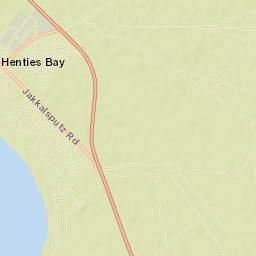 Hentiesbaai Street Map