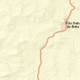São Sebastião da Bela Vista Street Map