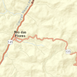 Rio das Flores Street Map