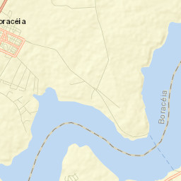 Boracéia Street Map