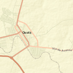Quatá Street Map