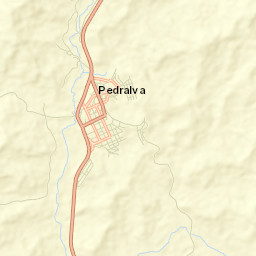 Pedralva Street Map