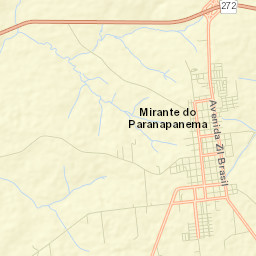 Mirante do Paranapanema Street Map